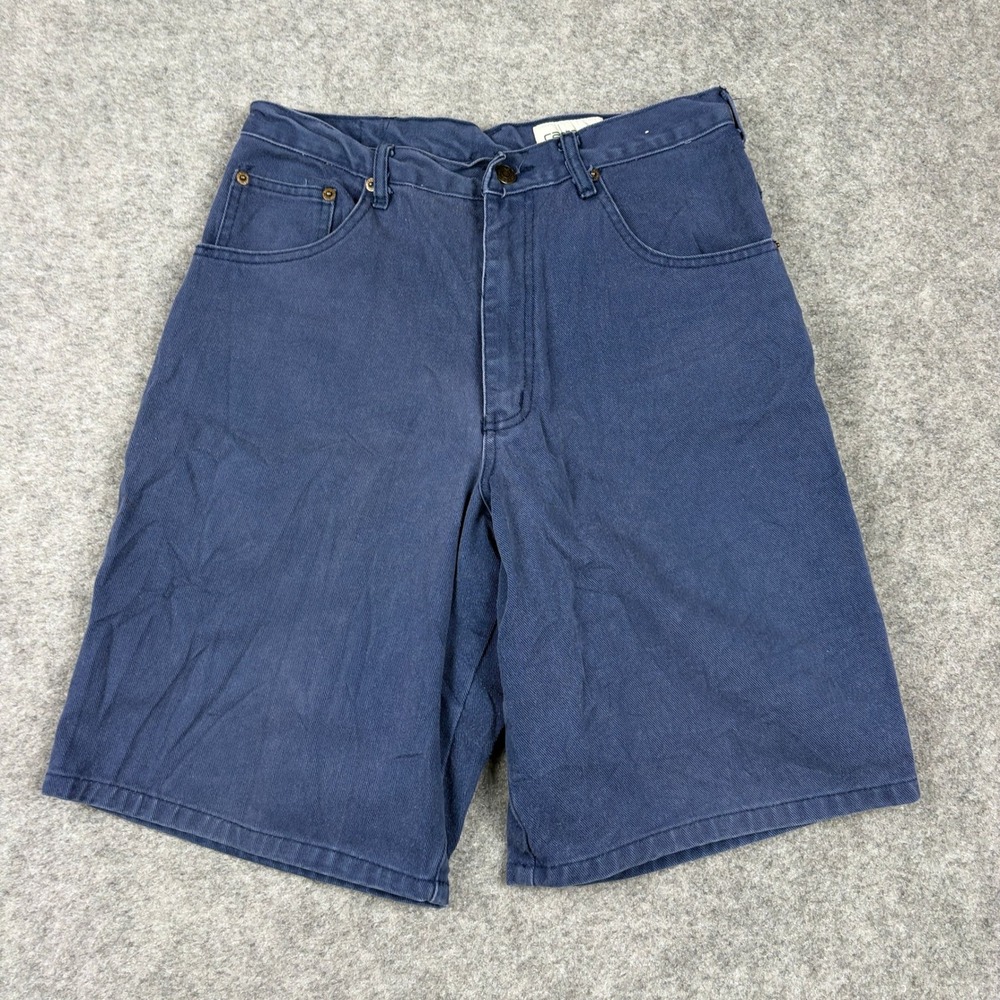 Y2K Campus Denim‎ Shorts Mens 32 Blue Vintage 90s Baggy Workwear Gorpcore Skate